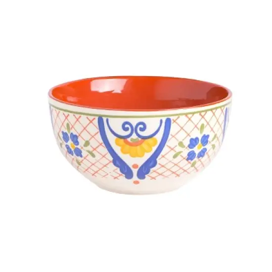 Laurie Gates Tierra 4 Piece 6 Inch Stoneware Cereal Bowl Set in Assorted Designs image {3}