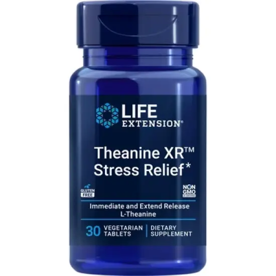 Theanine XR Stress Relief by Life Extension  -  30 Tablet image {2}