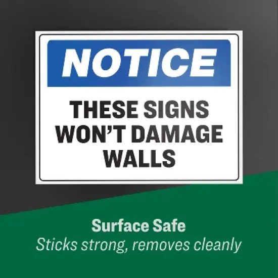 Avery Removable Label Safety Signs, 3-1/2" x 5", Printable, Water/Chemical Resistant, 60 Labels (61514) image {4}
