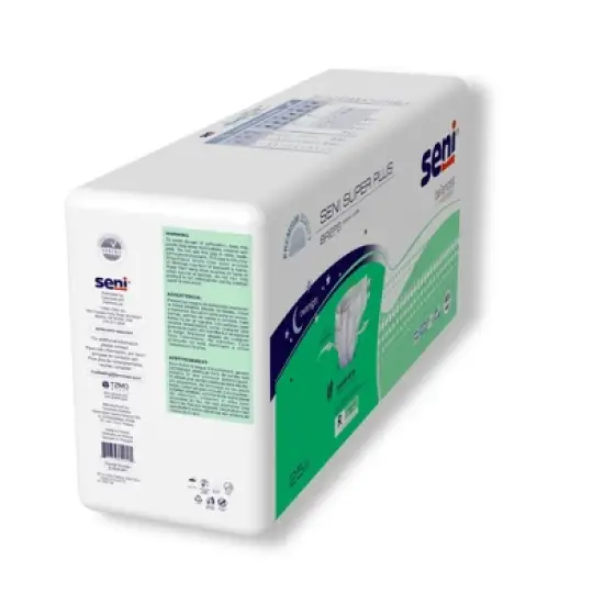 Seni Super Plus Adult Incontinence Brief Regular Heavy Absorbency Breathable / Overnight, S-RE25-BP1, Severe image {3}