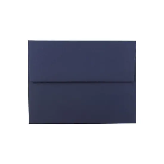 JAM Paper A2 Invitation Envelopes 4.375 x 5.75 Navy Blue LEBA617 image {4}