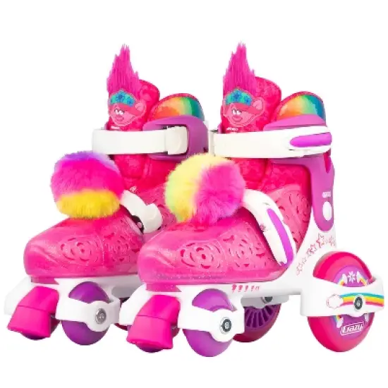 Crazy Skates Trolls Klip Klop Size Adjustable Roller Skates - Poppy From Trolls World Tour image {4}
