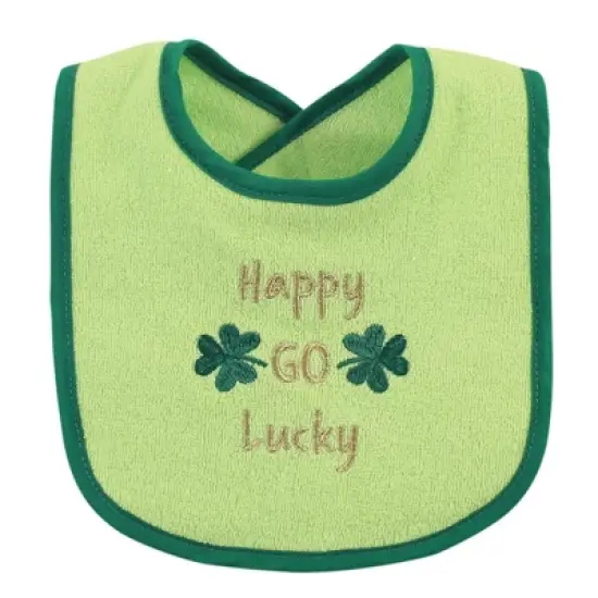 Hudson Baby Infant Cotton Terry Drooler Bibs with Fiber Filling 12pk, Holiday Baby, One Size image {1}
