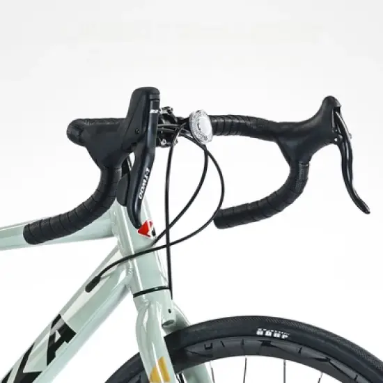 DSVIMOY Bicycles, 27.5 Inch Road Bike for Women and Men, 7 Speed Road Bike, Green, 68.8"*26.37"*39.37" image {3}