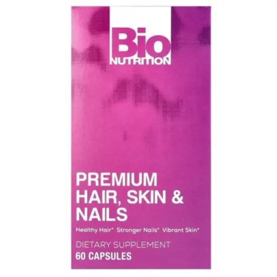 Bio Nutrition Premium Hair, Skin & Nails, 60 Capsules image {4}