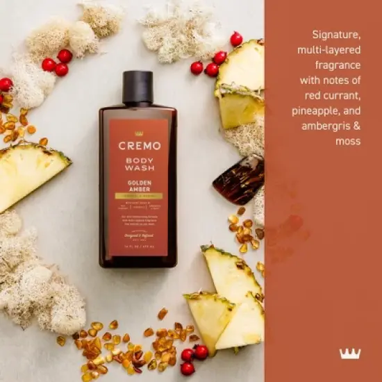 Cremo Golden Amber Body Wash - 16 fl oz image {2}