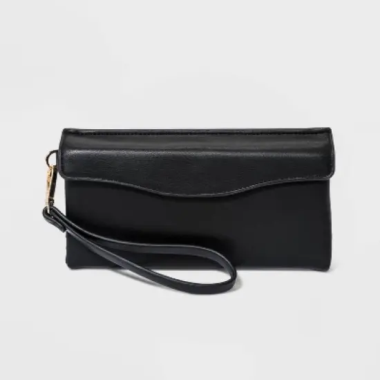 Flap Pouch with Folded Double Interior Wristlet - A New Day&trade; image {2}
