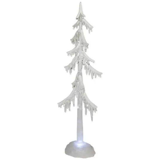 Northlight LED Lighted Acrylic Icicle Tree Christmas Decoration - 18" image {6}