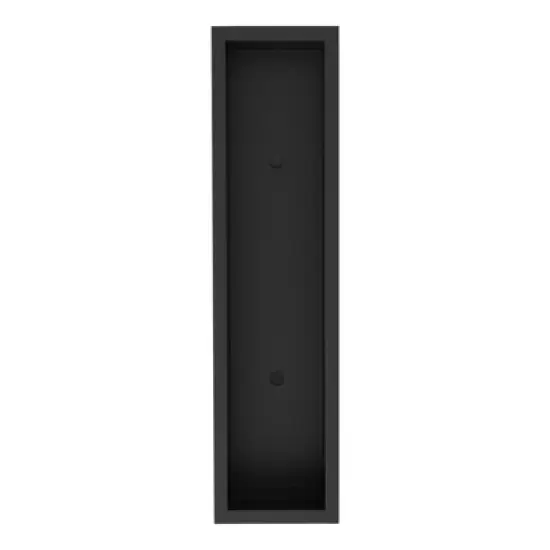 Lirago Metal Rectangular Planter Box with Drainage Holes for Outdoor Use 9.06"Dx9.06"L x35.83"H Black image {8}