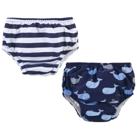 Hudson Baby Infant and Toddler Boy Swim Diapers, Whales image {4}