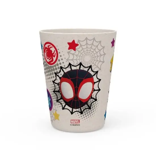 Zak Designs 2pk 10 fl oz Spidey and His Amazing Friends Melamine Tumblers Cream/Red image {2}
