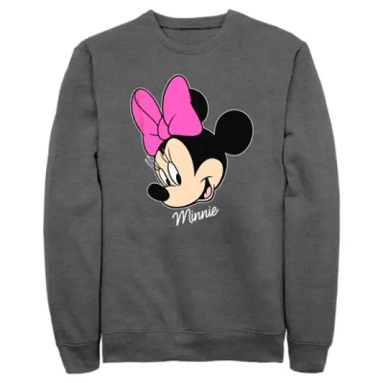 Men's Mickey & Friends Minnie Mouse Portrait Sweatshirt image {3}