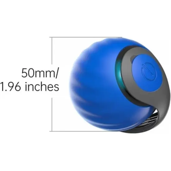 Speedy Sprint Ball Toy for Cat Type-C Rechargeable Interactive Cats Toy Blue image {6}