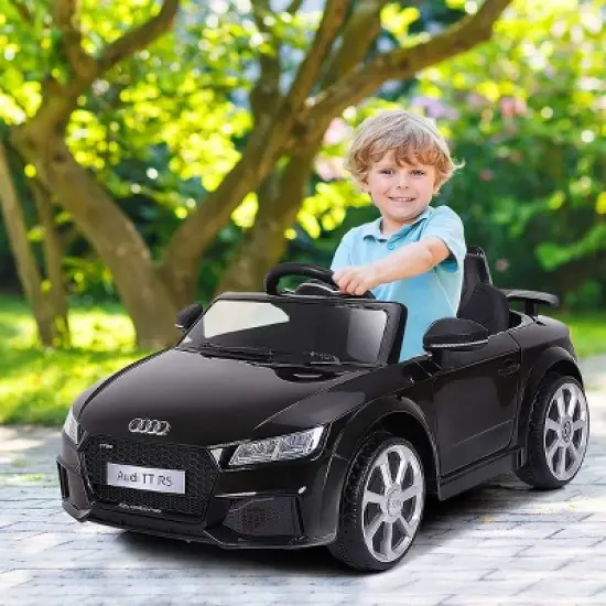 Costway 12V Audi TT RS Electric Kids Ride On Car Licensed Remote Control MP3 image {1}