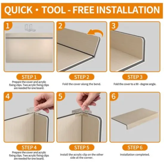 KTMBDW Wire Shelf Covers, Bamboo Wire Rack Covers for Pantry, Closet (5pcs, 30" W x 16" D) image {5}