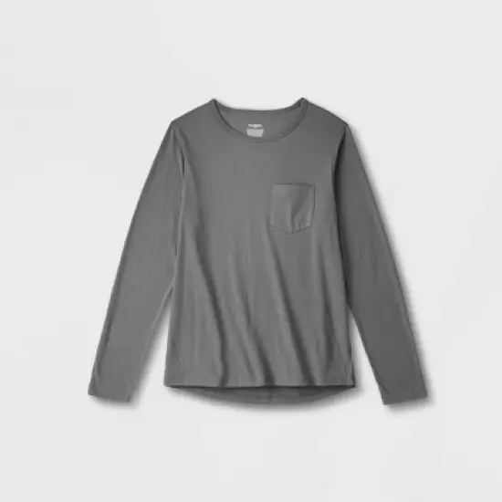 Men's Relaxed Fit Long Sleeve Adaptive Pocket T-Shirt - Goodfellow & Co&trade; image {3}