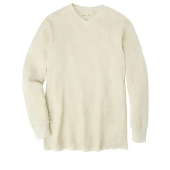 KingSize Men's Big & Tall Heavyweight Thermal Waffle Underwear V-Neck Tee Long Underwear Top image {5}