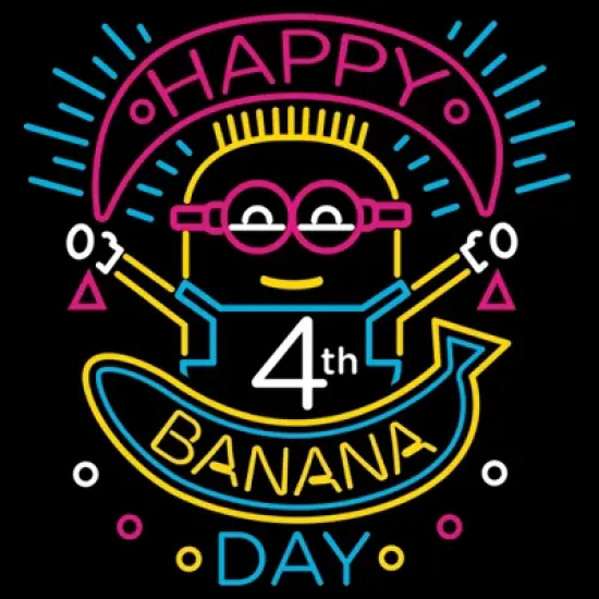 Toddler's Despicable Me Happy 4th Banana Day T-Shirt image {1}