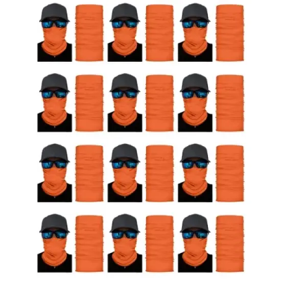 12 Pack Multifunctional Neck Gaiters for Dust Sun Wind and Cold Protection image {12}