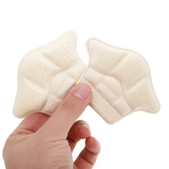 Unique Bargains Thickening Heel Pads One Size Apricot 1 Pair image {4}