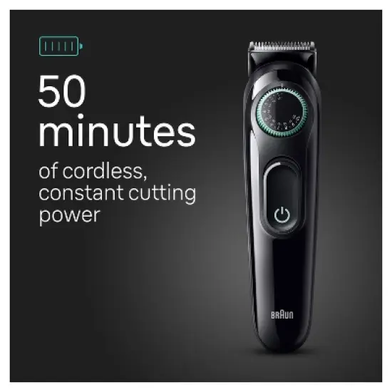 Braun Series 3 AiO3450 Rechargeable 5-in-1 Ear, Nose, Beard & Hair Trimmer image {4}