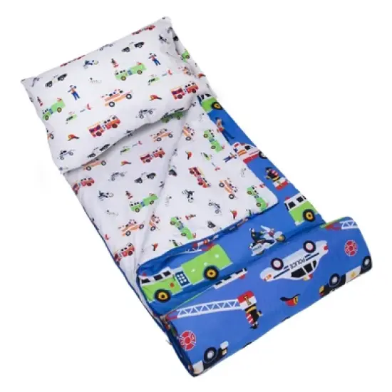Wildkin Microfiber Kids Sleeping Bag w/ Pillowcase image {3}
