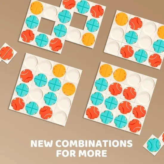 Joyfy Montesorri Construction Puzzle Toy for Kids, STEM Board Game, Logic Road Builder Logic Puzzle, Birthday Party Gift for Boys & Girls Ages 3-5 4-8 image {5}