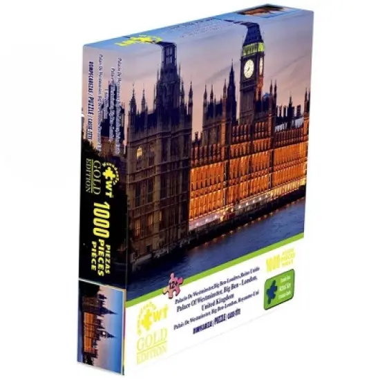 Wuundentoy Gold Edition: Palace of Westminster Big Ben - London United Kingdom Jigsaw Puzzle - 1000pc image {3}