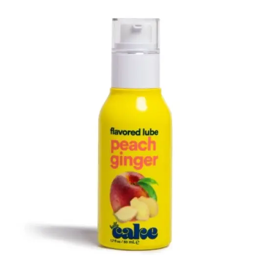 Hello Cake Peach Ginger Flavored Personal Lubricant - 1.7 fl oz image {1}