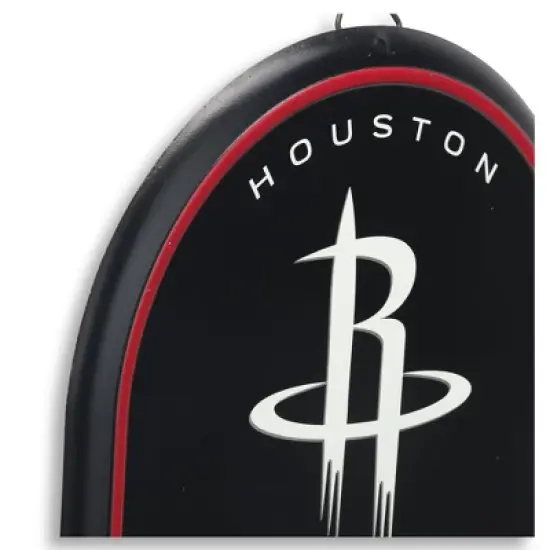 NBA Houston Rockets Embossed Metal Pill Wall Sign: Sports Art Vertical Panel image {3}