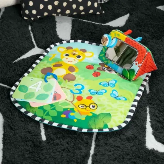 Baby Einstein Discover Garden Tummy Time Baby Playmat and Mirror image {9}