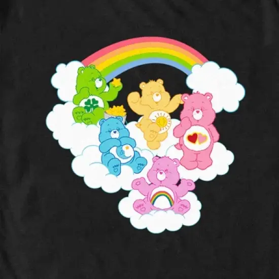 Men's Care Bears Rainbow Clouds T-Shirt image {1}