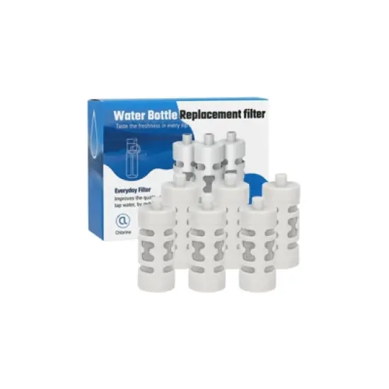 Nispira Activated Carbon Water Filter Replacement Compatible with Philips GoZero Everyday Water Bottle, 6 Pcs image {7}