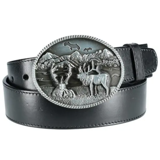 CTM Scenic Elk Belt Buckle image {2}