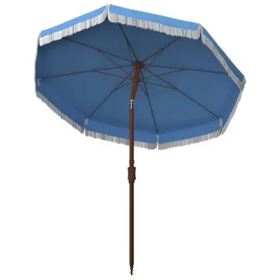 Estonia 6.5 Ft Fringe Beach Umbrella - PAT8500 - Safavieh image {2}