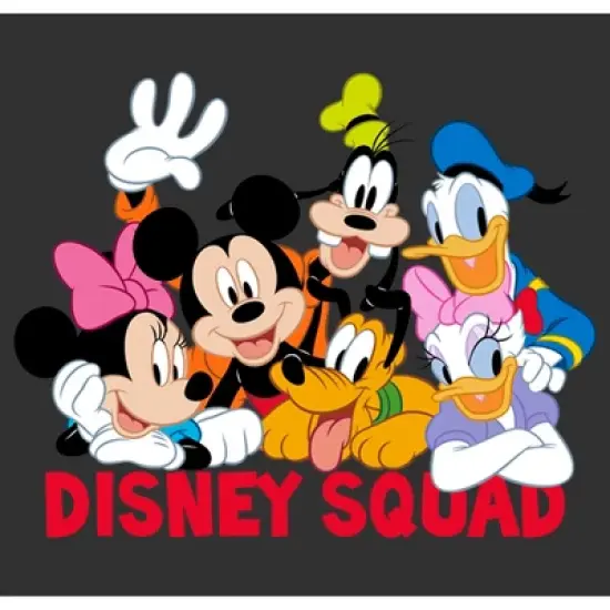 Men's Mickey & Friends Disney Squad Group Shot T-Shirt image {1}