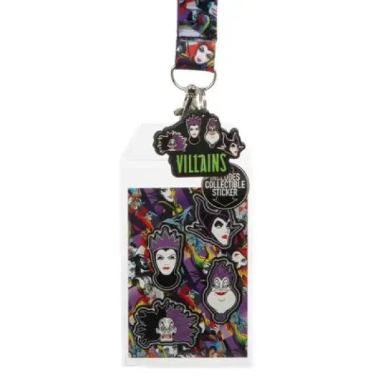 Disney Villains Character Lanyard and ID Holder image {1}