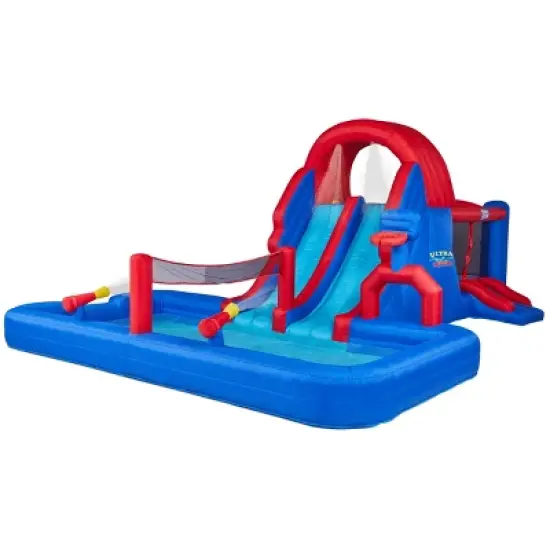 Sunny & Fun Inflatable Kids Backyard Water Slide Park & Bounce House image {6}