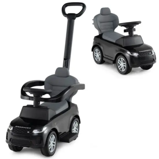 Costway Kids Ride on Push Car with Horn & Start-up Sound Under-seat Storage Push Handle image {10}