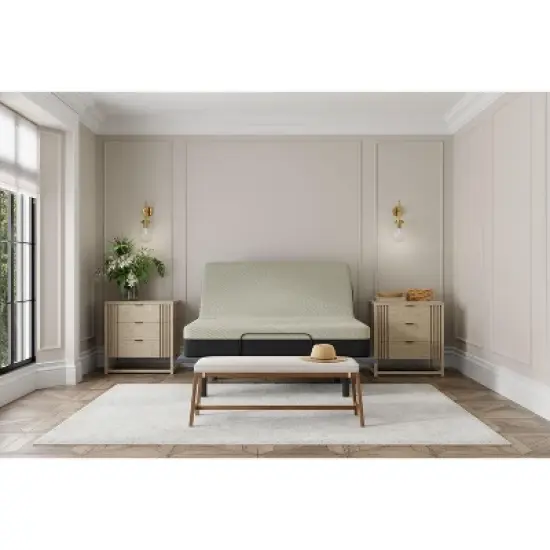 PAGED Firm Mattress Gel Comfort Mattress with Removable, Anti-Microbial Cover for Comfortable Sleep image {4}