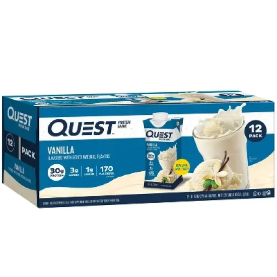 Quest Nutrition Ready To Drink Protein Shake - Vanilla image {1}