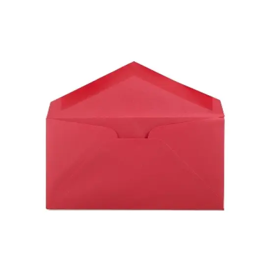 JAM Paper Monarch Colored Envelopes 3.875 x 7.5 Red Recycled 25/Pack (151014) image {1}