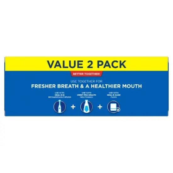 Crest + Deep Clean Complete Whitening Toothpaste Effervescent Mint - 5.4oz image {10}