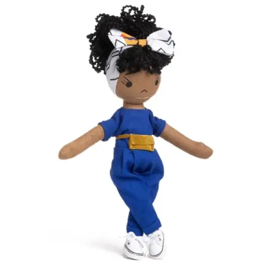 HarperIman Mia 14'' Plush Linen Doll image {2}