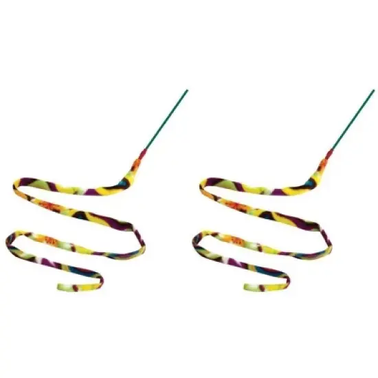 3-Pack Rainbow Cat Dancer-Cat Charmer Wand,Teaser-Cat & Kitten Toy! image {1}