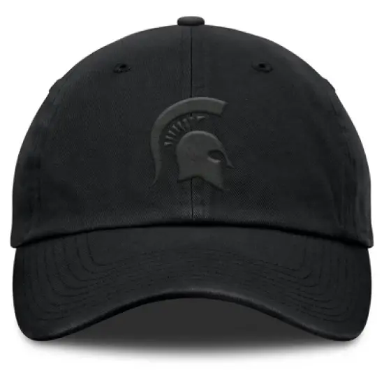 NCAA Michigan State Spartans Unstructured Black Tonal Cotton Hat image {1}