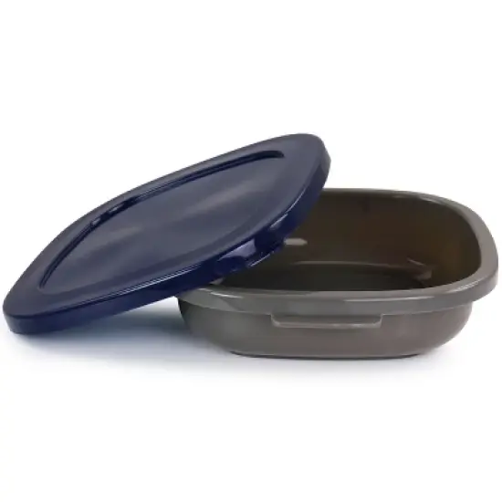 Oster Flat Bluemarine 3 Piece Grater and Container Set in Navy image {4}
