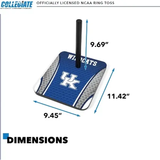 NCAA Kentucky Wildcats Solid Wood Quoits Toss Game image {2}