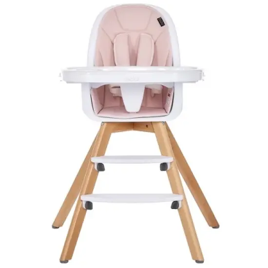 Evolur Zoodle 2 in 1 Baby High Chair, Easy to Clean, Removable Tray, Compact and Portable Convertible High Chair for Babies and Toddlers image {18}