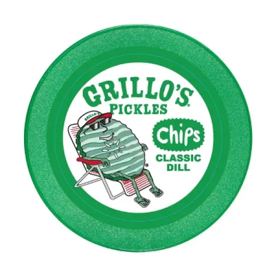 Grillo's Pickles Classic Dill Pickle Chips - 16 fl oz image {1}